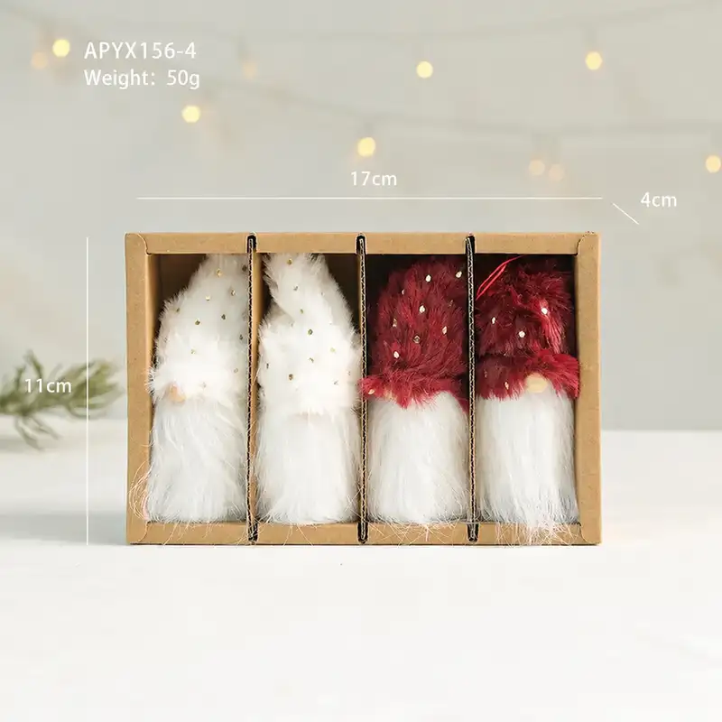 Cute Wool Felt Christmas Hanging Ornament Set