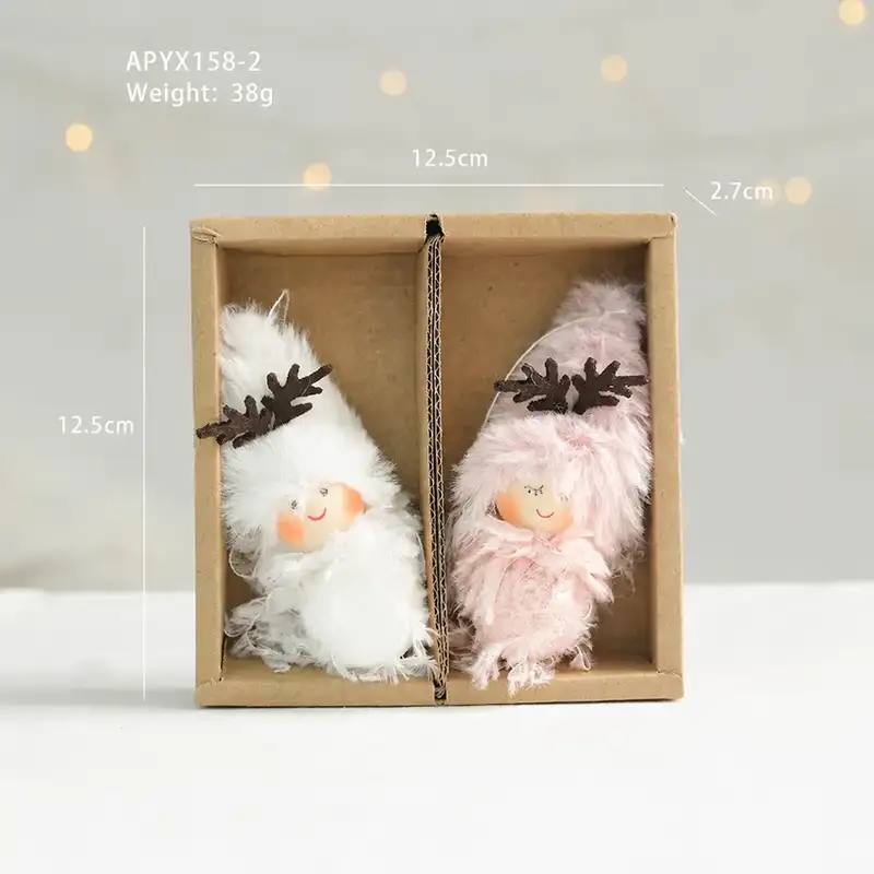 Cute Wool Felt Christmas Hanging Ornament Set