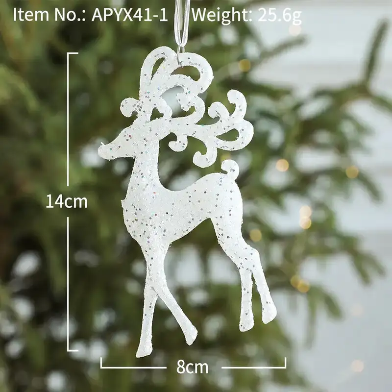 可愛聖誕樹麋鹿掛件裝飾