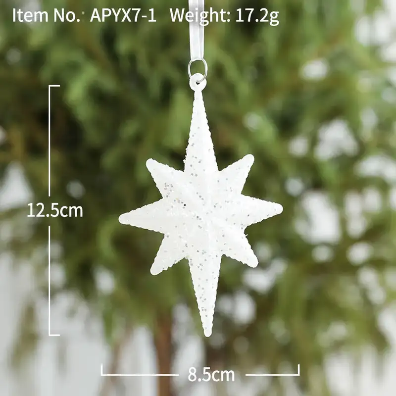 聖誕花環星星門掛飾