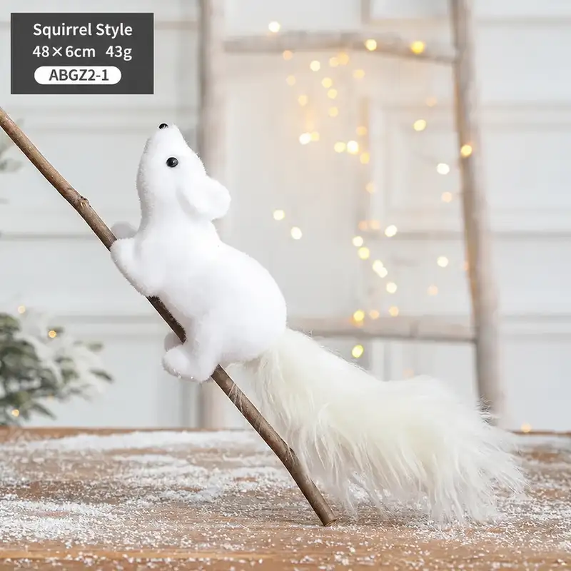 聖誕桌面動物擺件雪人麋鹿款