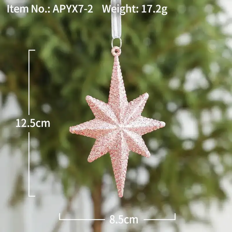 聖誕花環星星門掛飾