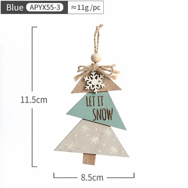 木質聖誕樹掛飾 店鋪商場裝飾