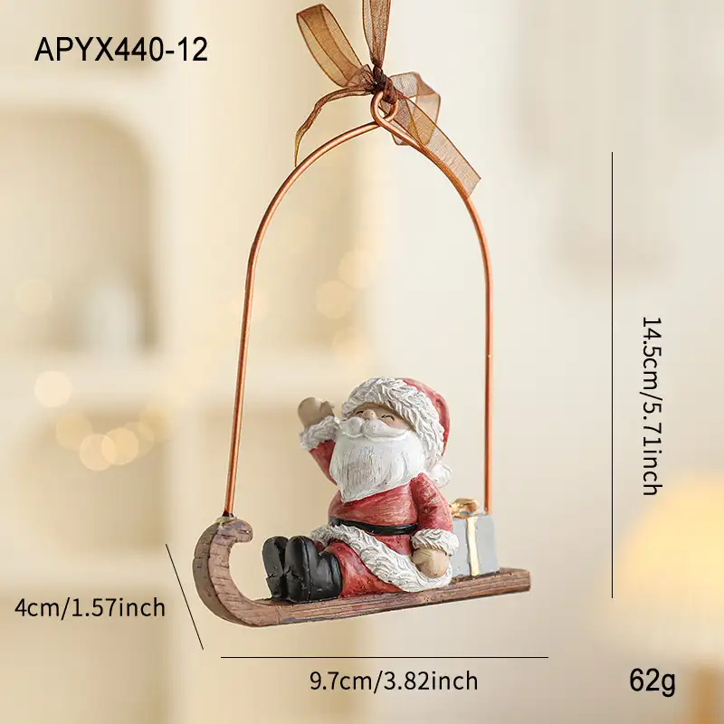 Christmas resin hanging ornament