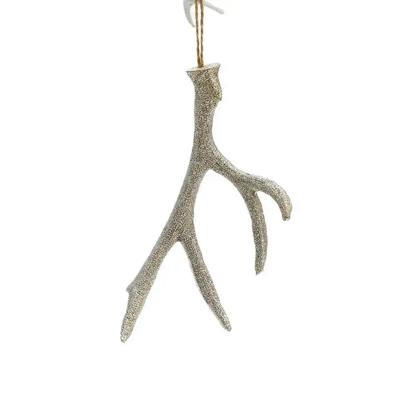 Resin Reindeer Antler Christmas Tree Ornament