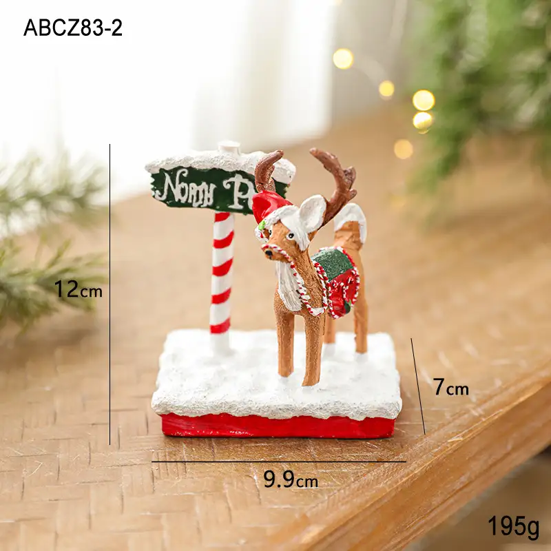 Creative Resin Santa Claus Tabletop Ornament