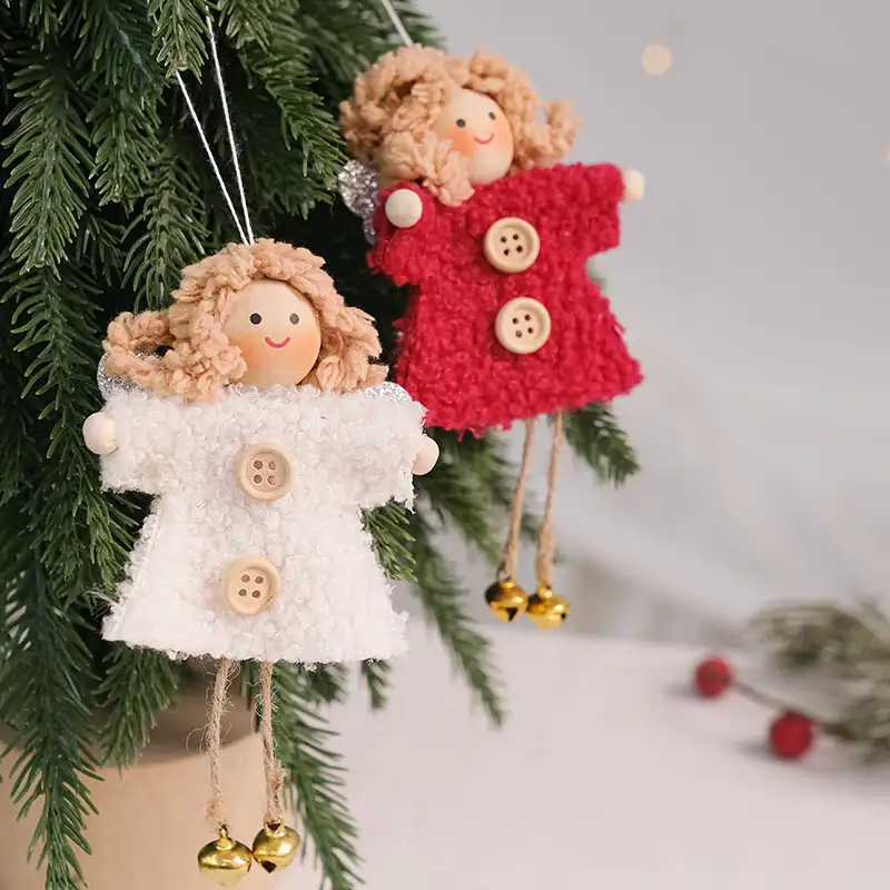 Cute Wool Felt Christmas Hanging Ornament Set