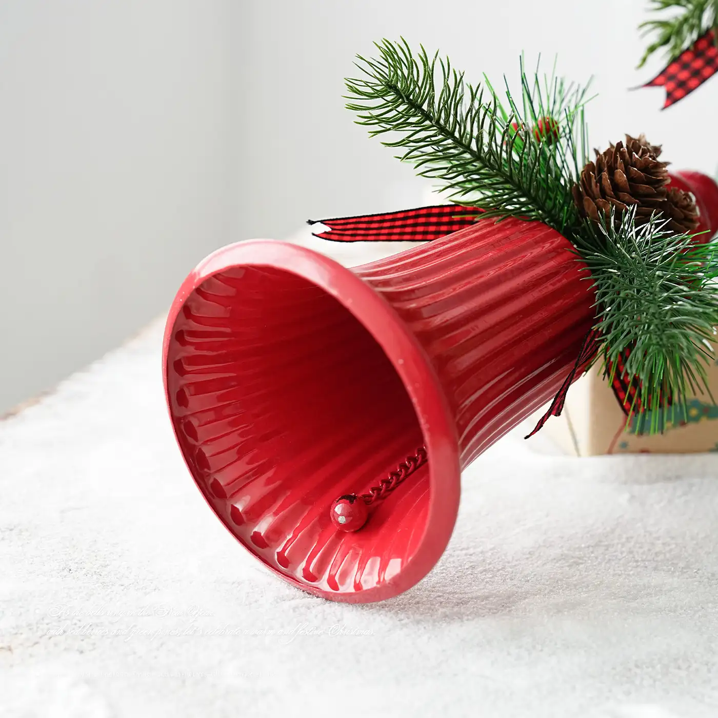 Creative Wrought Iron Christmas Bell Ornament
