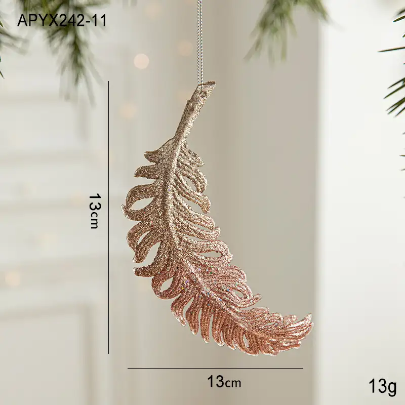 閃粉麋鹿小屋聖誕掛件