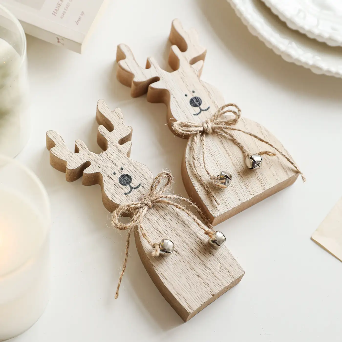 Christmas Wooden Reindeer Decoration