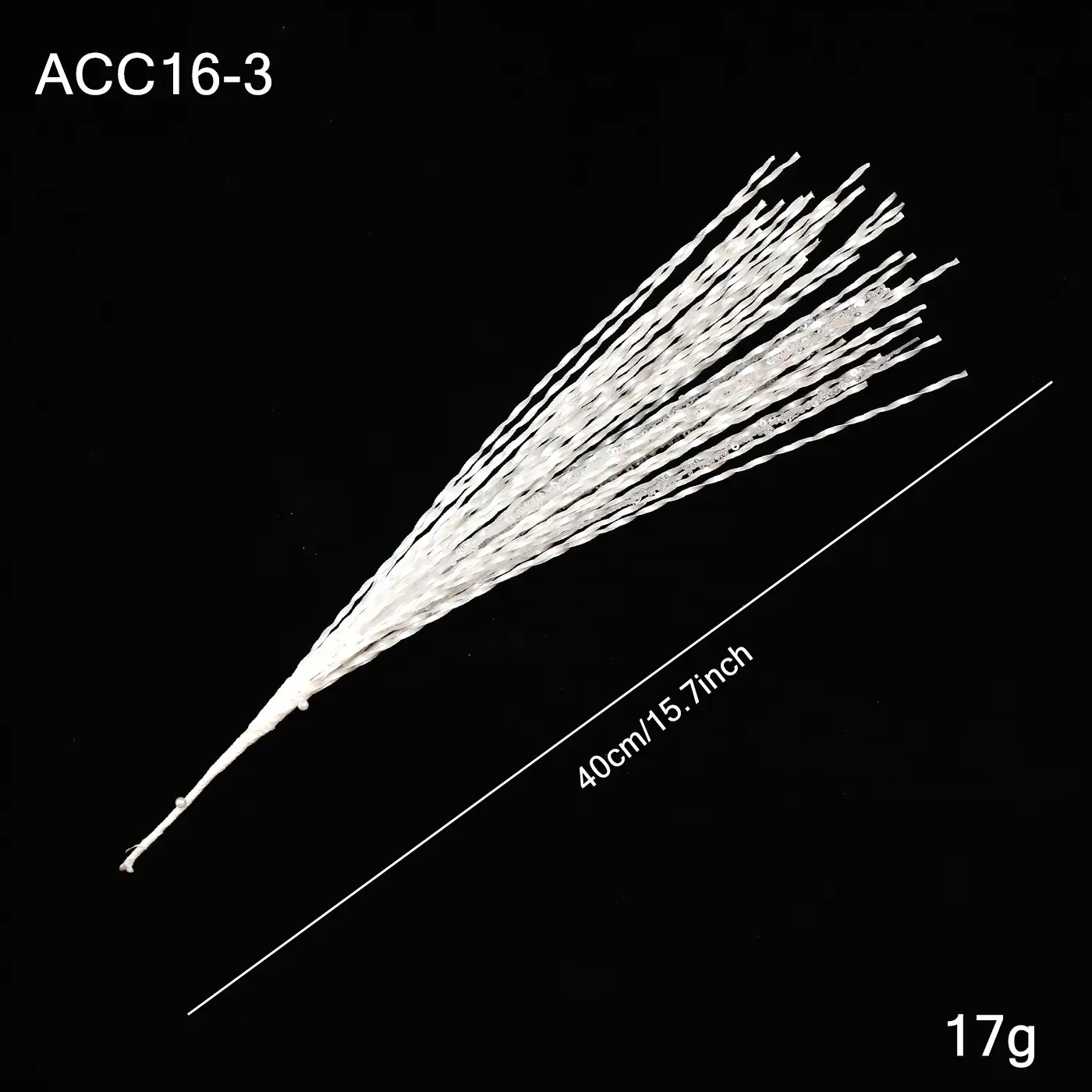 Gold Glitter Sequin Wheat Stalk Christmas Pick Decoration
