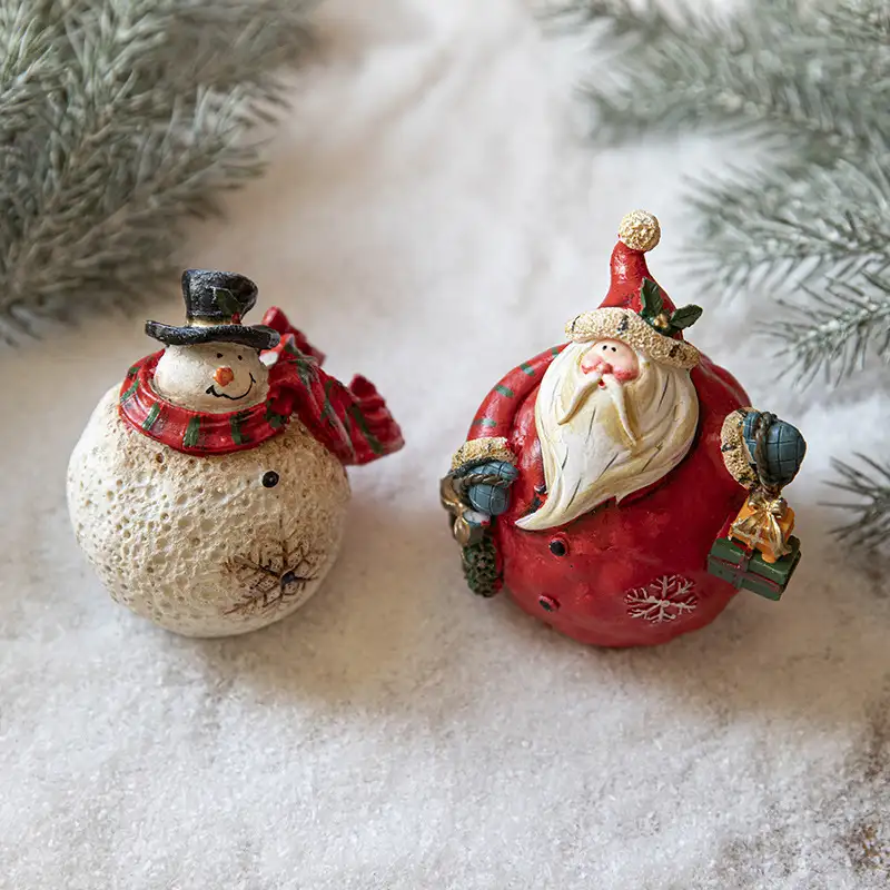 Resin Hand-Painted Santa Gnome Decoration