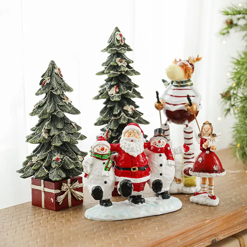 Creative Resin Santa Claus Tabletop Ornament