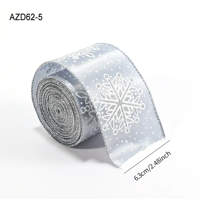 聖誕雪花禮物蝴蝶結緞帶