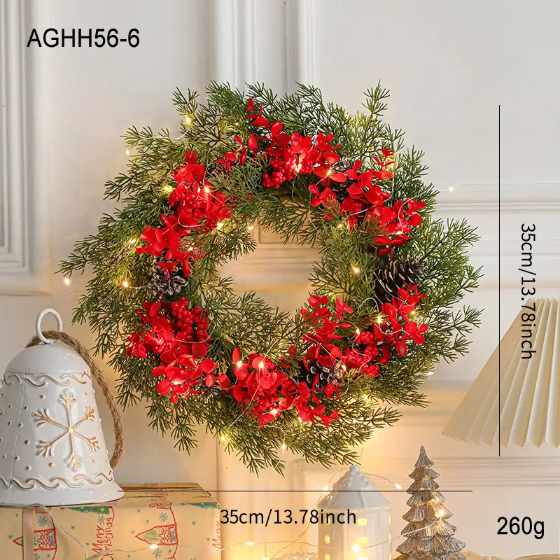 30cm Christmas Vine Wreath Door and Wall Hanging