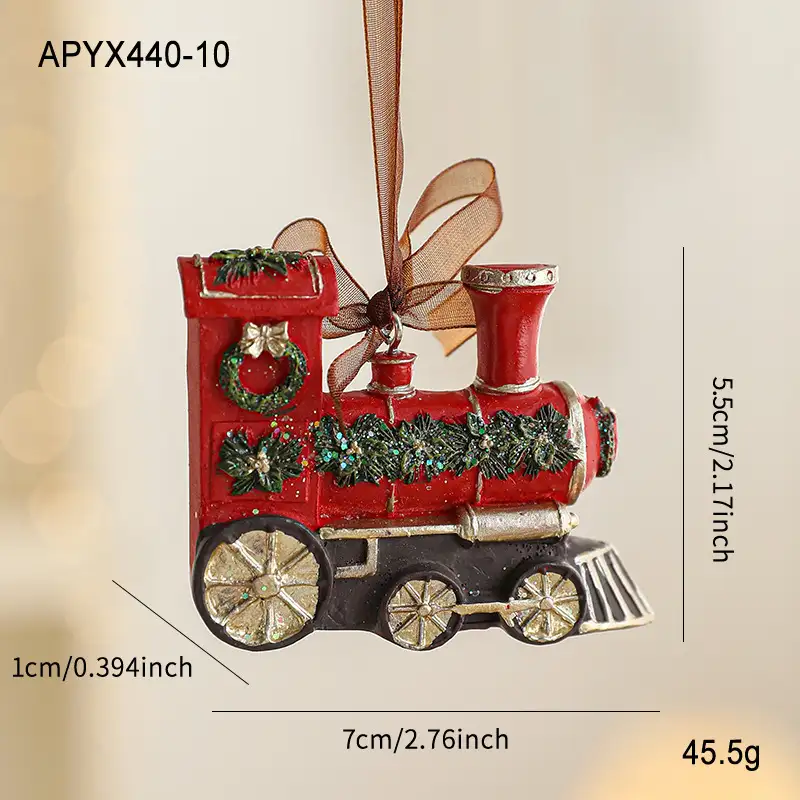 Christmas resin hanging ornament