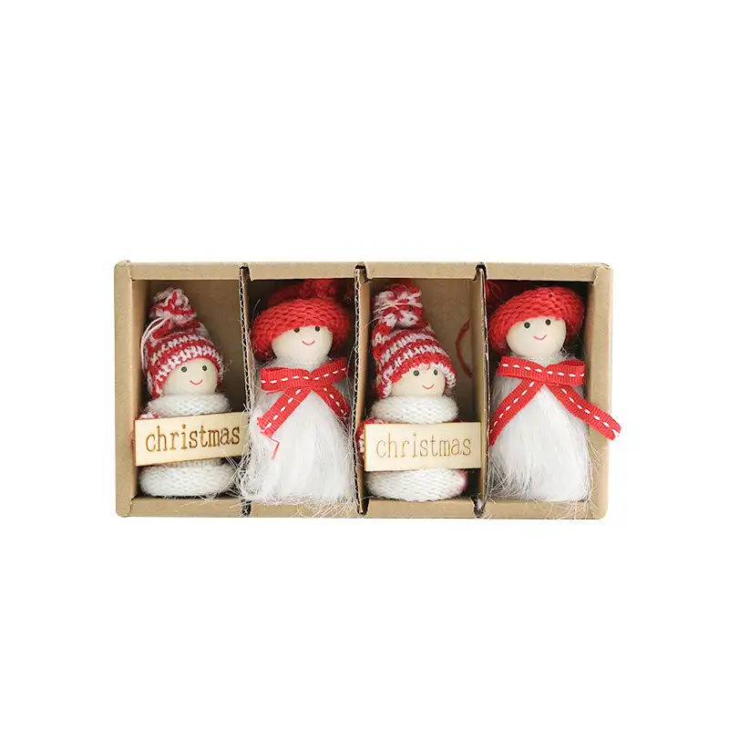 Cute Wool Felt Christmas Hanging Ornament Set