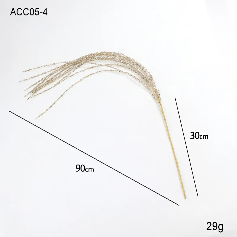 90cm Sequin Tassel Wheat Stalk Christmas Decorative Branch