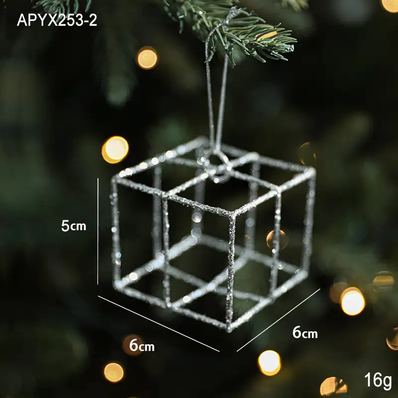 Ironwork Silver Glittered Burst-Star Christmas Ball Ornament