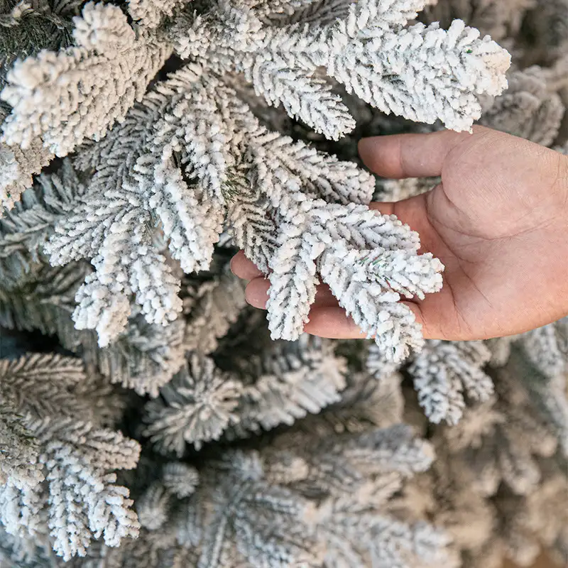大型加密白雪植絨聖誕仿真樹