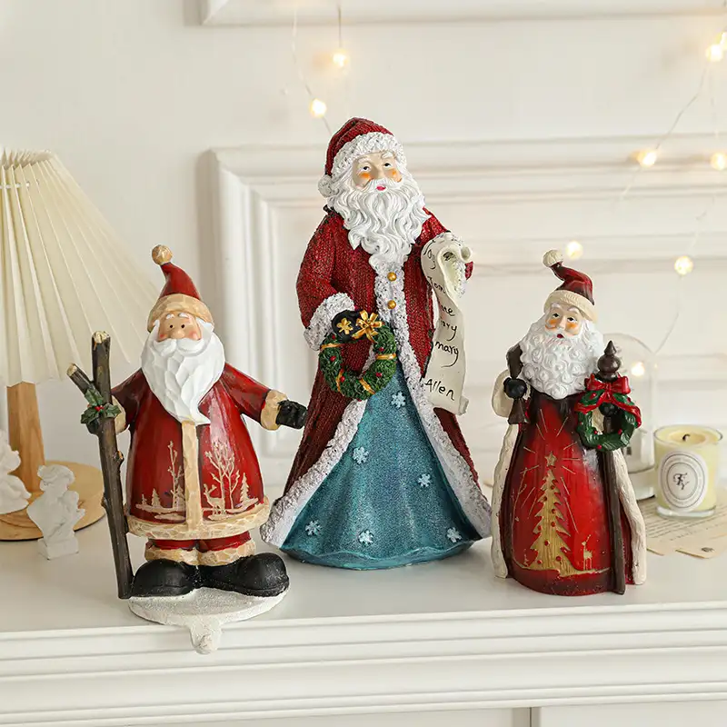 Creative Resin Santa Claus Tabletop Ornament