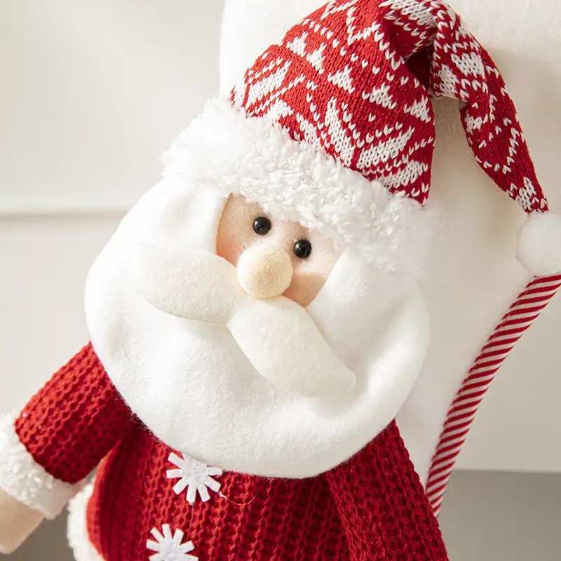 Red Santa Claus Fabric Gift Bag