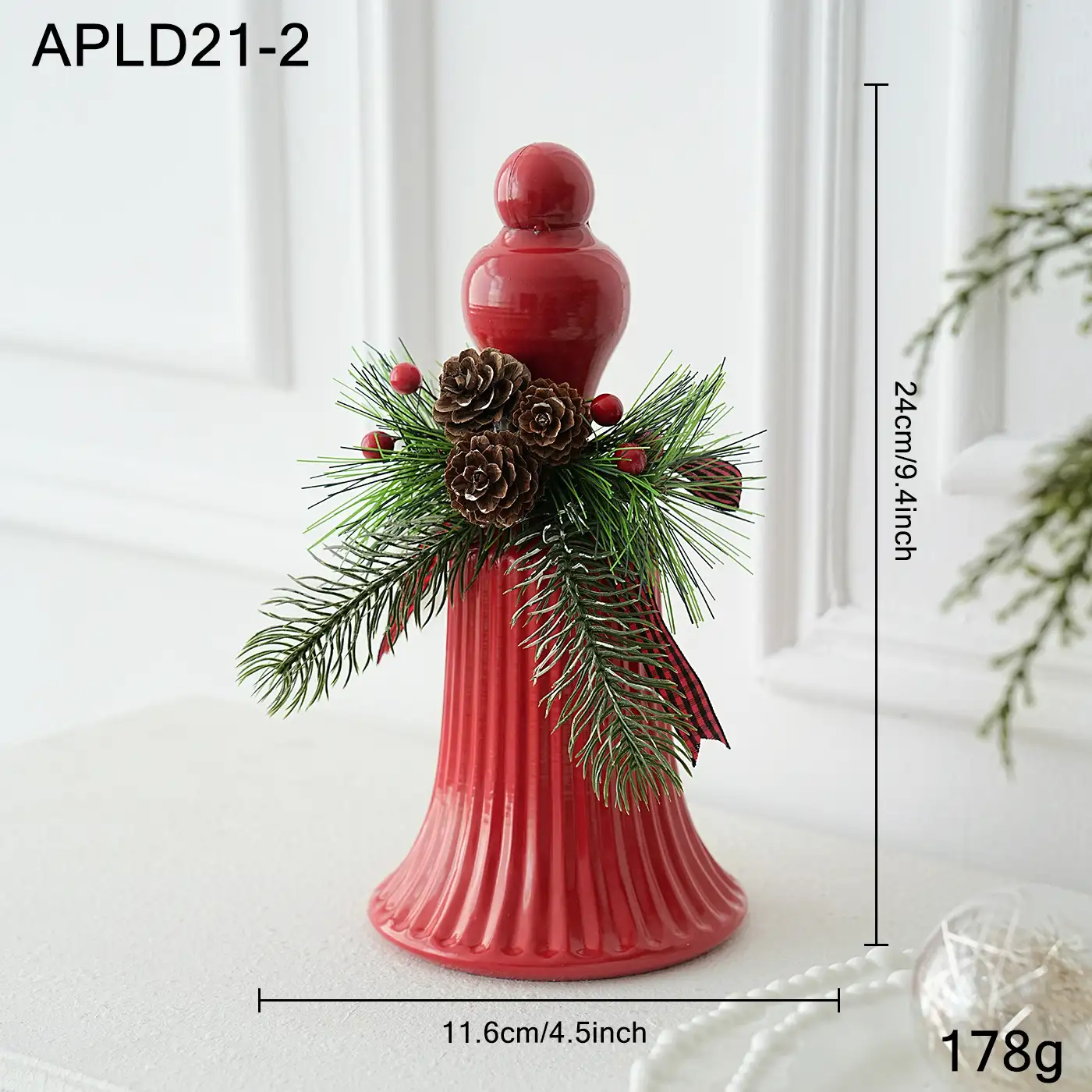 Creative Wrought Iron Christmas Bell Ornament