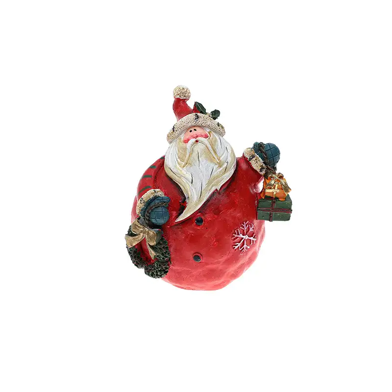 Resin Hand-Painted Santa Gnome Decoration