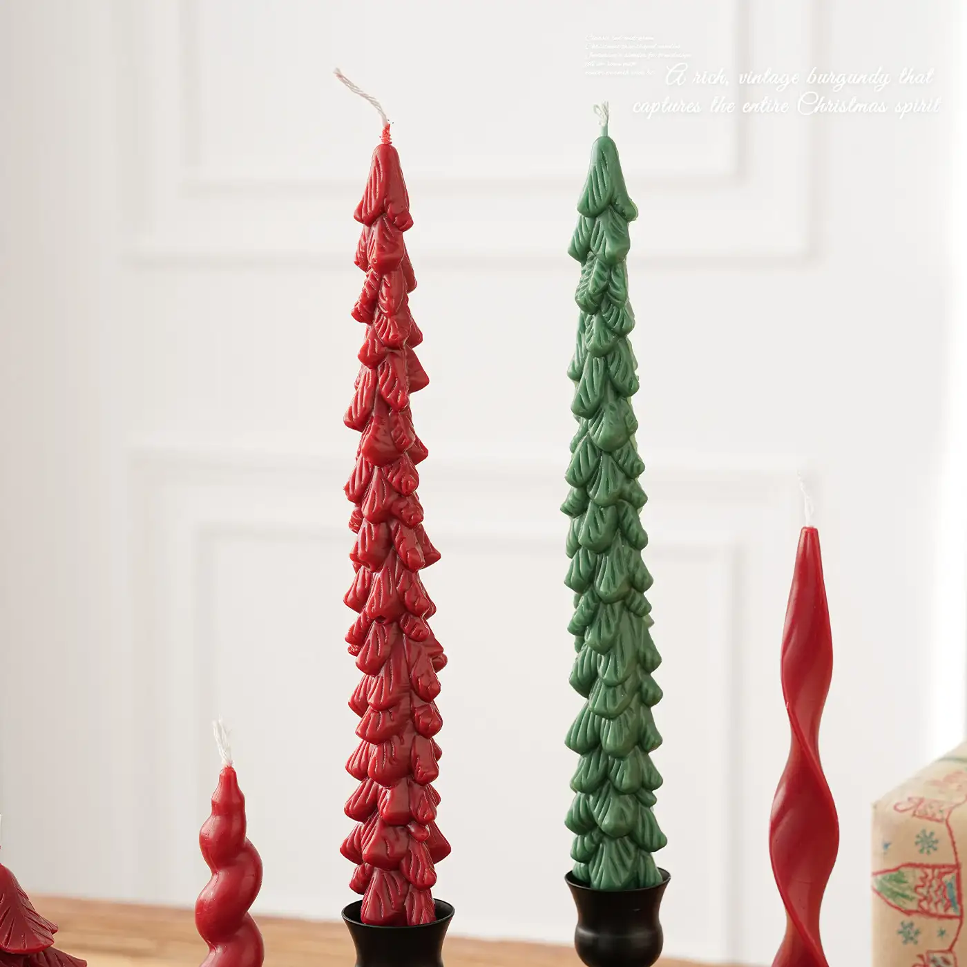 Christmas-Shaped Paraffin Wax Candle Ornament
