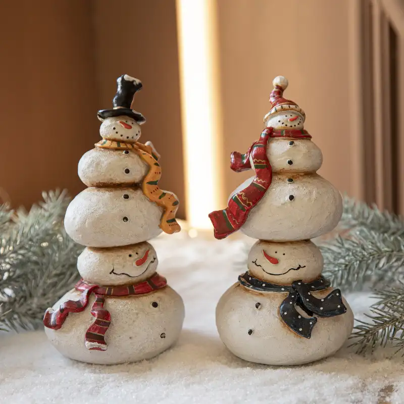 Resin Hand-Painted Santa Gnome Decoration