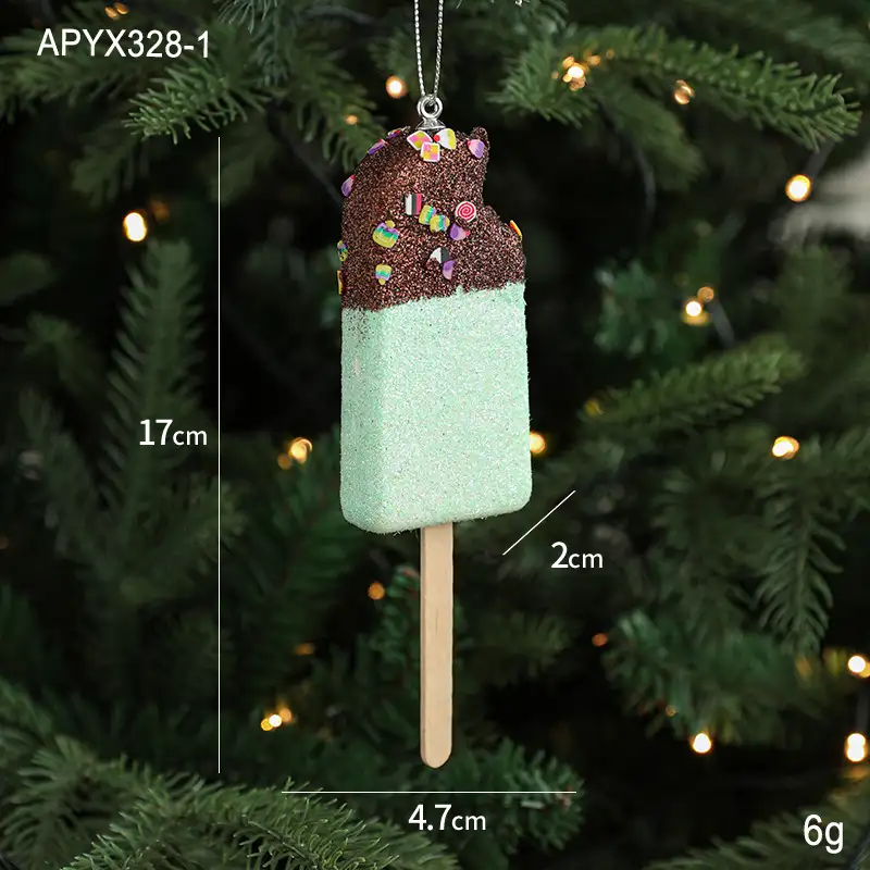 可愛冰淇淋造型聖誕樹掛件