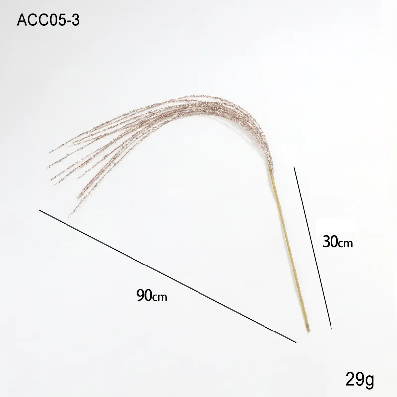 90cm Sequin Tassel Wheat Stalk Christmas Decorative Branch