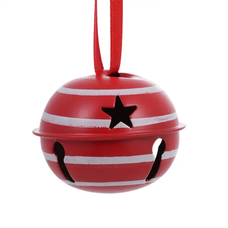 Iron Christmas Bell Hanging Ornaments, Multiple Designs