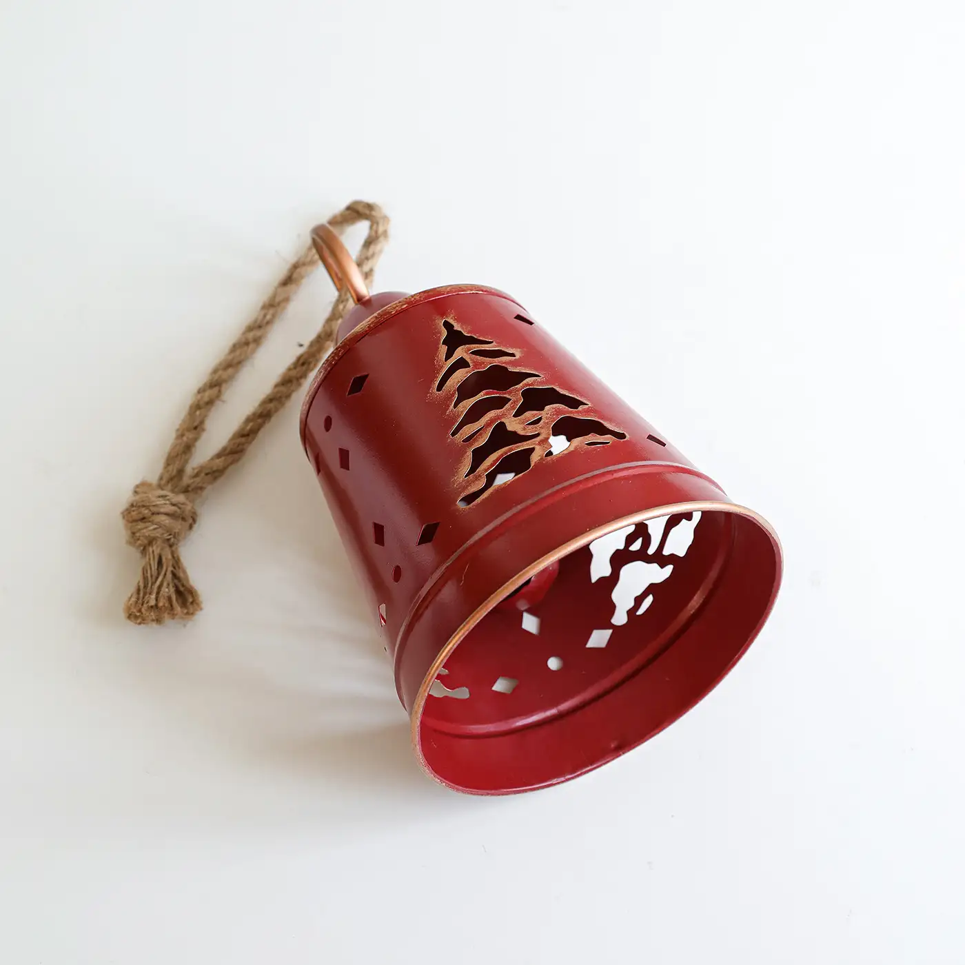 Creative Iron Christmas Tree Bell Ornament